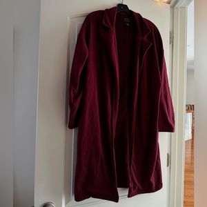 Cotton Blazer Cardigan